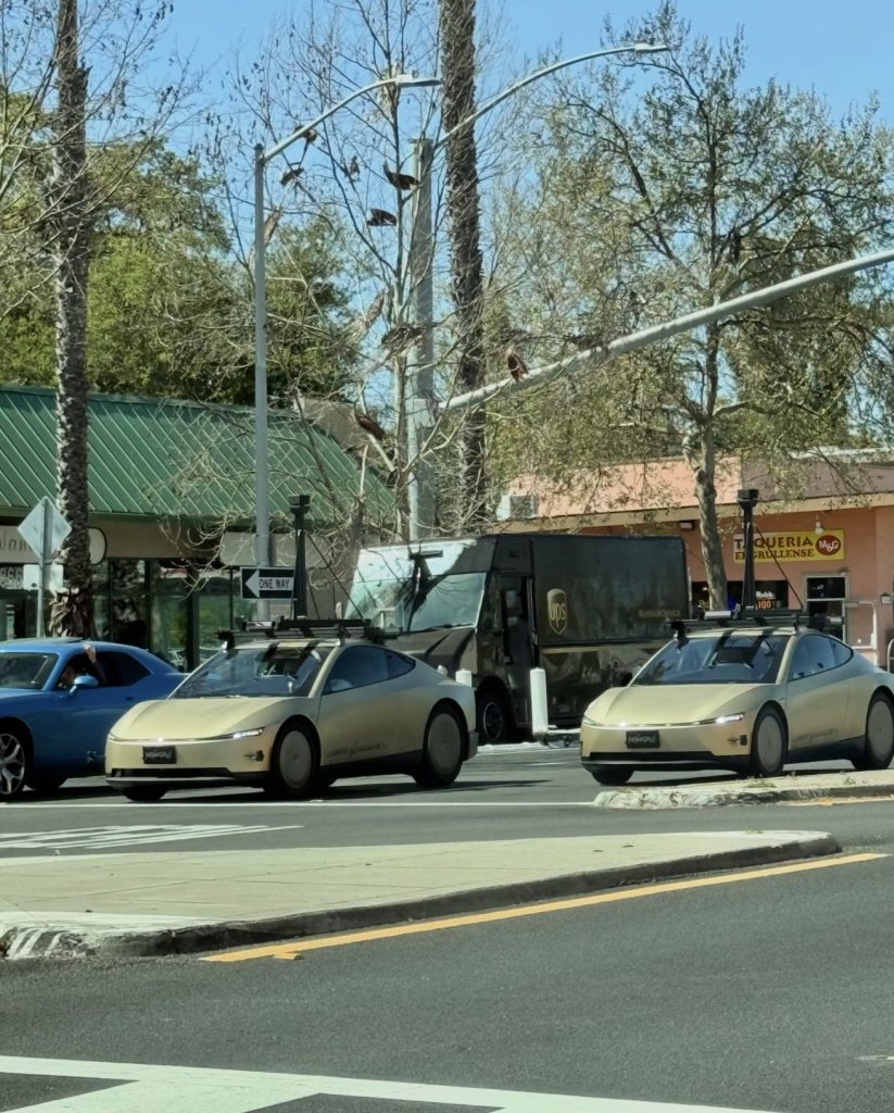 Tesla Cybercab spotted testing on public roads in Los Gatos, CA - March 10, 2026 [Credit: Osmad Sarood via X]